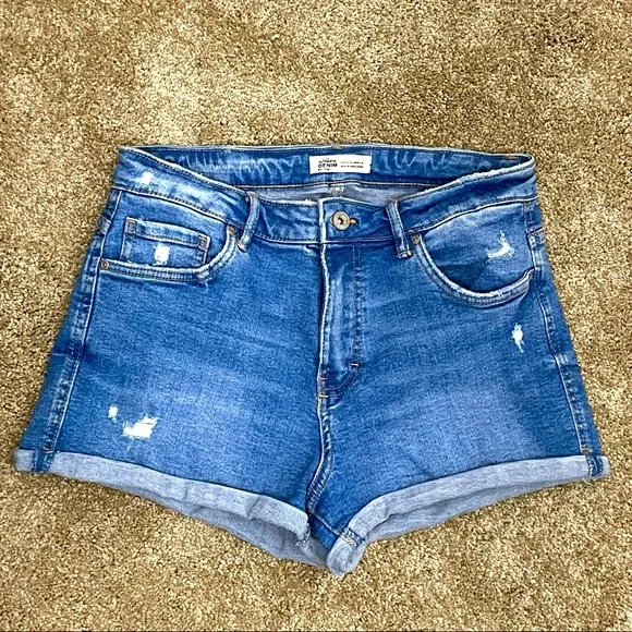Zara Shorts Zara Trafaluc Authentic Denim Jean Short Size